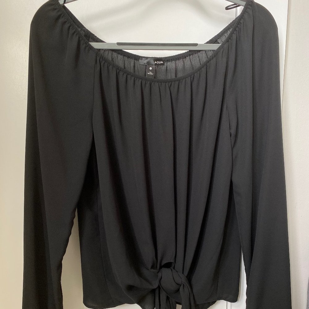 Aqua off the shoulder top Size M